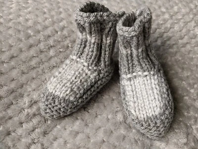 Детские пинетки ручной работы вязание крючком - Изображение 1 из 3