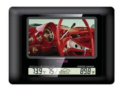 Polaroid 7 inch Digital Photo Frame Black Glass XSU-00770B Colour 16:9 USB SD  - Image 1 of 4