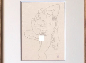 Jean Cocteau Drawing Nude Male Gay French Sketch Erotic Man Sailor - Picture 1 of 4