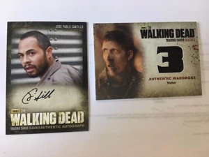 The Walking Dead S3P2 original Autogramm Jose Pablo Cantillo als CESAR - Bild 1 von 2