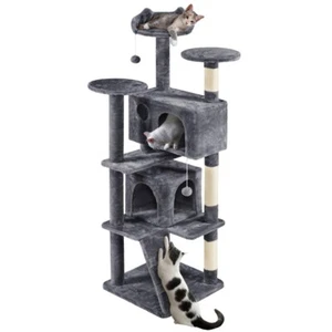 70in Multilevel Cat Tree Large Cat Towers Pet Play Activity Centers for Cats  - Picture 1 of 25