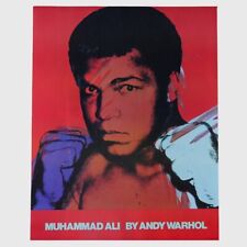 Andy Warhol Rare Original 1978 Print Muhammad Ali Poster