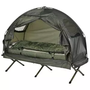 Tienda de campaña para cuna de camping Outsunny con cómodo colchón de aire cálido + acogedor saco de dormir - Imagen 1 de 6