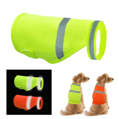 Pet Dog Safety Vest Reflective High Visibility Jacket Coat Clothes Small Medium - Image 1 of 4
