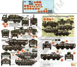 AFV rusos Echelon 356245 1/35 en la guerra de Chechenia Pt.2 Zil131, Kamaz4310, BTR80, B - Imagen 1 de 1