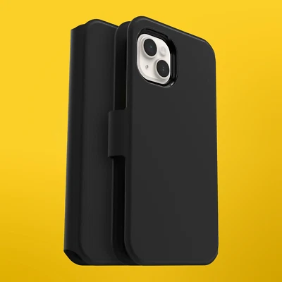 OtterBox Strada Via Wallet Case for iPhone 14 Plus - Black - Image 1 of 4