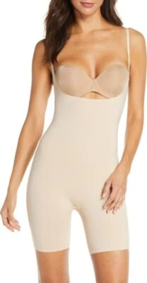 WACOAL 802330 Beyond Naked Busto Abierto Medio Muslo Body Modelador Vestido Grande Talla 7 Foto 1 de 4