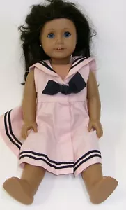American Girl Puppe mittel dunkle Haut, blaue Augen, schwarze Haare - Bild 1 von 5