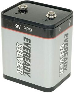 1 x Eveready Silver PP9 9V 6F100 Battery | Lanterns, Transistor Radios |