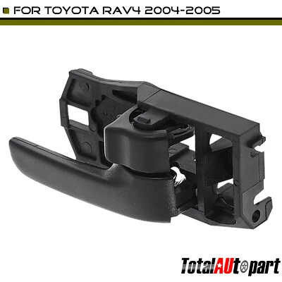Nueva manija de puerta interior negra texturizada para Toyota RAV4 2004-2005 lado del pasajero Foto 1 de 4