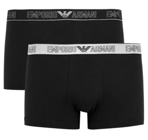 Emporio Armani Logo stretch-cotton trunks - set of two - Picture 1 of 3