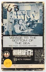Voyage to the Bottom of the Sea Betamax 1961 Walter Pidgeon Joan Fontaine - Picture 1 of 9