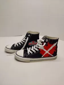 Tenis Azul Octubre Banda Merch Chucks Lona Estilo Corazón Odio Hoy Para Hombres 7 - Imagen 1 de 12