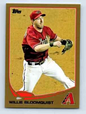 2013 Topps Update Gold Willie Bloomquist 0045/2013 Arizona Diamondbacks #US117 - Image 1 of 2