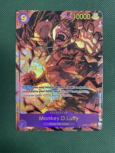 One Piece TCG Emperors in the new World Monkey D Luffy OP09 119 SEC ALT ART Card - Foto 1 di 2