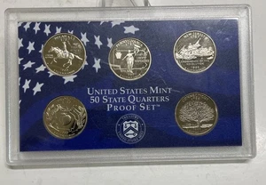 1999 S Proof State Quarter Set Gem DCam No Box or COA 5 Coins CN-Clad US Mint - Picture 1 of 3