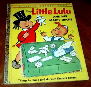 LITTLE LULU and her MAGIC TRICKS (1954) Little Golden Book #203 FINE cond. - Picture 1 of 7