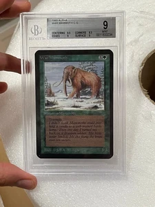 Magic The Gathering War Mammoth 1993 Alpha Beckett 9 - Bild 1 von 1