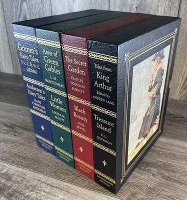 Lot Of 4 Boxed Set Wordsworth Editions - 8 Classic Stories Alcott Sewell Grimm - Image 1 of 4