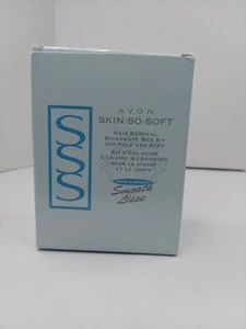 NEW Avon Skin So Soft Hair Removal Microwave Wax Kit Face & Body Fresh & Smooth - Picture 1 of 5