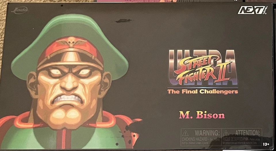 Jada Toys Street Fighter M Bison Green Player 2 SDCC Exclusive -NEW - Image 1 of 1
