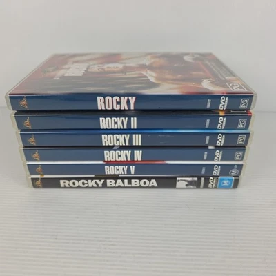 Rocky 6x DVD Movie Bundle - 1 2 3 4 5 + Balboa - PAL Region 4 Free Postage - image 1 of 4