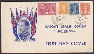 Canada King George VI 1937 4v First Day cover FDC - Picture 1 of 1
