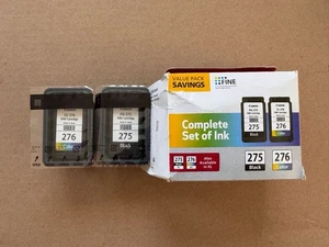 Paquete de 2 tintas de arranque originales Canon PG-275 CL-276 para PIXMA TR4720 TS3520 TS3522 - Imagen 1 de 2