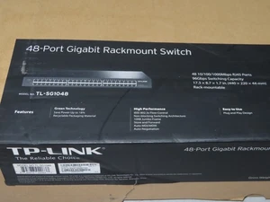 TP-Link TL-SG1048 | 48-Port 10/100/1000Mbps Gigabit Ethernet Rack-Mount Switch - Picture 1 of 4