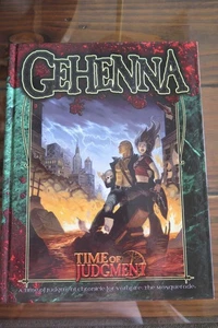 VAMPIRE THE MASQUERADE GEHENNA TIME OF JUDGMENT HC WHITE WOLF RPG RULEBOOK - Picture 1 of 2