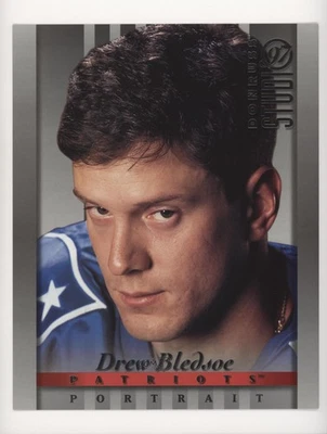 1997 Donruss Studio 8x10 Drew Bledsoe #4 - Image 1 of 2