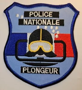 FRANCE NATIONAL POLICE DIVER PATCH MINT - Picture 1 of 2