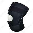 KneeBrace Hinged Compression Sleeve Joint Support Patella Stabilizer Wrap Size L