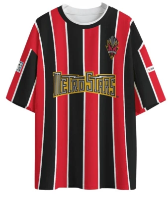 VF JERSEYS Metrostars - camisa shirt Replica Retro, 1997 home Check size