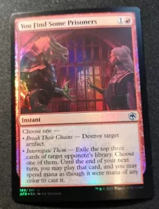 You Find Some Prisoners - Foil - AFR - MTG - EN - NM - 169/281 - Picture 1 of 1