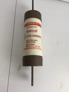 GOULD SHAWMUT ATS-DE600R 600 AMP 600 VOLT TIME DELAY FUSE..85 - Bild 1 von 2