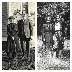 2 Vintage 1920's Photos of Man Mason Wearing Shriner's Hat Outfit Oregon City ⭐️ - Picture 1 of 4
