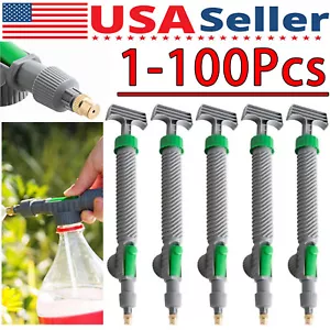 Adjustable High Pressure Manual Sprayer Drink Bottle Spray Air Pump Head Nozzle - Picture 1 of 18