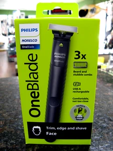 PHILIPS NORELCO ONE BLADE FACE TRIM, EDGE & SHAVE (QP1424/70) -NEW- - Picture 1 of 7