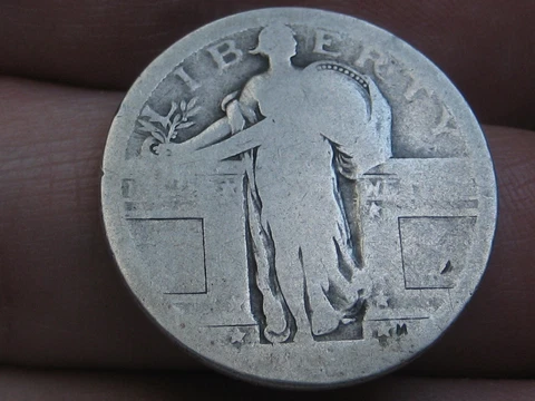 Dateless Silver Standing Liberty Quarter, Type 1 Variety Minted in 1916 and 1917 Cover