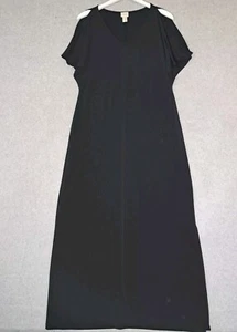 Maxi Vestido Chicos Para Mujer 1 Mediano Negro Hombro Frío Bruja Elegante Elegante - Imagen 1 de 12