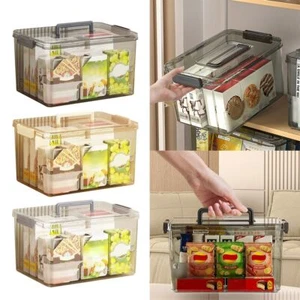 Transparent Snack Toy Storage Box Large Capacity Medicine Box Home - Picture 1 of 12