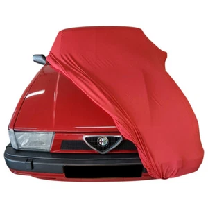 Copriauto da interno adatto per Alfa Romeo 75 Copertura Rosso GARAGE COVER AUTO - Foto 1 di 10