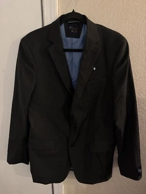 Penguin by Munsingwear Mens Osmans Washed Black Suit Jacket Size 40L - Image 1 of 4