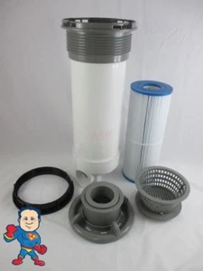 Skim Filter, Waterway, Dyna-Flo, Top Mount, 25 Sq Ft, 2" Slip, Gray, 19 5/8" - Picture 1 of 10