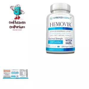 Hemovir - Hemorrhoid Support Supplement - 135 Capsules - Stops Itching and Op... - Picture 1 of 3