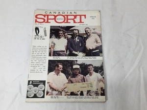 1962 October Canadian Sport Monthly Magazine Book Racing Montreal Canadiens RARE - Picture 1 of 3