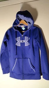 Under Armour Purple, Full Zip, LS, Hoodie/Jacket, Womens XS - Picture 1 of 10