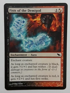 MTG Fists of the Demigod Shadowmoor Regular Common - Picture 1 of 1