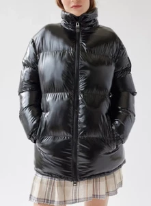 Noize Aesha Shiny Puffer Jacket - size M - NEW - $210 - Picture 1 of 4